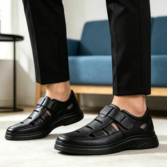 Pantofi de Vară din Piele Naturală pentru Bărbați – Respirabilitate Maximă și Mers Fără Oboseală! 👞🌬️