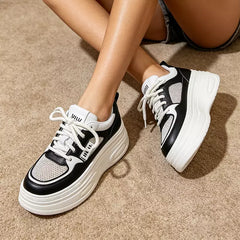 🖤💨【+7CM înălțare discretă】Pantofi casual moderni din plasă respirabilă – confortabili, ușori și perfecți pentru purtare zilnică
