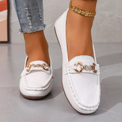 👞【piele naturală de top îmbunătățită】pantofi casual plați cu talpă moale și design la modă