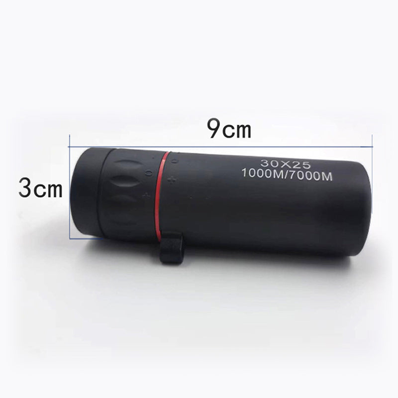 Telescop Monocular Portabil pentru Exterior - 30×25 de Înaltă Definiție cu Adaptor pentru Smartphone pentru Aventuri