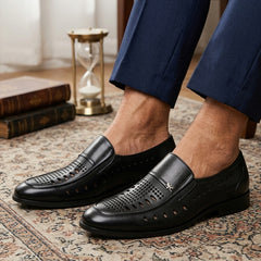 👞💫【Piele naturală premium】Pantofi bărbătești din 100% piele integrală de vacă, cu talpă moale