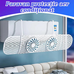 Inovație pentru Vară 2026 ❄️ Deflector Extensibil pentru Aer Condiționat 🏠 Spune adio fluxului direct de aer rece!