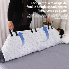 🛏️ Aleză Impermeabilă Multifuncțională pentru Întoarcerea Bolnavilor – 5 Straturi de Protecție și Mânere pentru Transfer Ușor! 🛡️👵