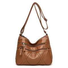👜【Top 3 în clasamentul recenziilor】Geantă de umăr din piele naturală de înaltă calitate, cu capacitate mare
