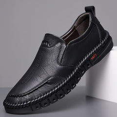 👞【39-44】Pantofi Casual din Piele pentru Bărbați, Piele Naturală, Talpă Moale, Antiderapant, Respirabil