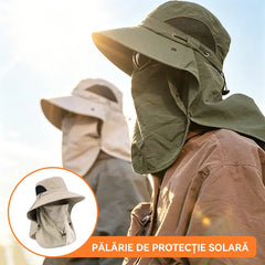 🤠 Pălărie de Soare 360° Multifuncțională – Protecție Totală Gât și Față, Material Ultra-Uscare, 6 Culori Disponibile! ☀️🌲