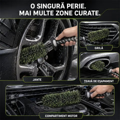 🚗✨Perie specială pentru curățarea jantelor auto, cu curățare completă la 360°
