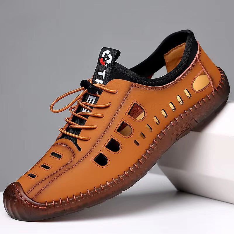 🏆️Produse foarte vândute🔥👟【39～44】Sandale pentru bărbați, la modă nouă, cu talpă moale, 2025, ușoare și anti-alunecare