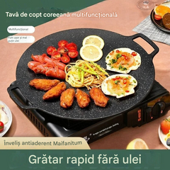 🍳🥓Tavă rotundă de copt non-stick