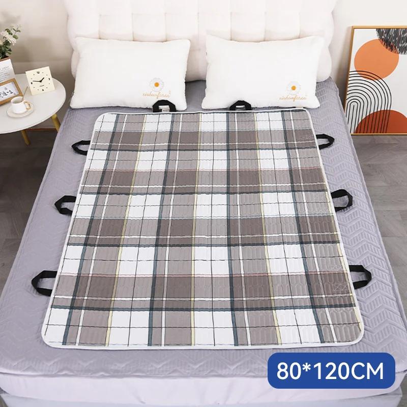 🛏️ Aleză Impermeabilă Multifuncțională pentru Întoarcerea Bolnavilor – 5 Straturi de Protecție și Mânere pentru Transfer Ușor! 🛡️👵