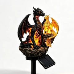 🐉Lampă Solară pentru Grădină Dragon Legacy – Ediția Golden Ember