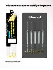 🎣🎣【5 bucăți】Set de fir de pescuit de fund invers