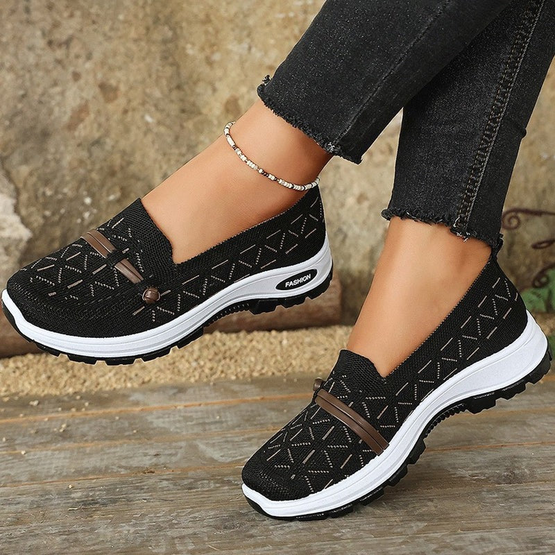 🥰【37-42】Pantofi sport casual pentru femei, cu talpă moale, antiderapantă, din plasă