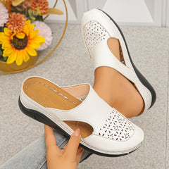 👡 Confort Suprem la Fiecare Pas! Saboții de Vară din Piele Moale: Eleganți, Respirați și cu Talpă Anatomică! ✨🌿
