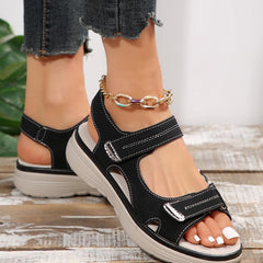 【36-43】2026 noi sandale casual de marime mare pentru femei, stil sport sandale confortabile cu gura de pește într-o linie
