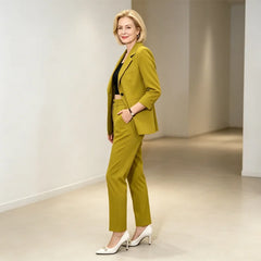 【Jachetă + pantaloni】set casual elegant și modern cu stil rafinat