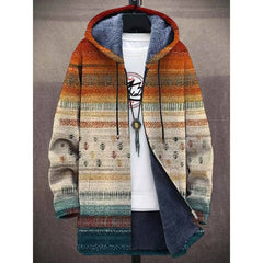【S-4XL】Jachetă casual de bărbați, călduroasă, din lână groasă și catifea, disponibilă în toate mărimile
