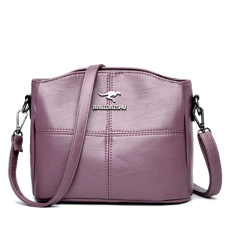🔥👜👜 Geantă de umăr nouă, din piele naturală, retro, lucrată manual, la modă și versatilă.