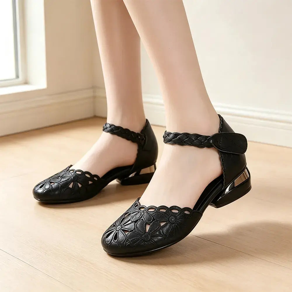 💖【34-41】2026 sandale noi cu vârful rotund cu fund moale