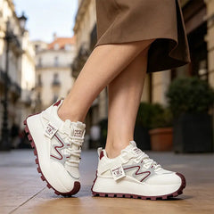 ✨Sneakers de Damă cu Platformă înaltă – Pantofi Sport cu Talpă Groasă pentru Efect de Alungire