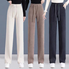 👖【40-110 KG】Pantaloni evazați elastici noi de damă