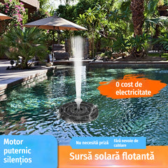 💥 fântână automată cu energie solară