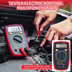 ⚡ Multimetru Digital de Buzunar DT33B – Ecran Iluminat, Test Baterie, Buzzer și Husă de Protecție Anti-Șoc! 🛠️🔌