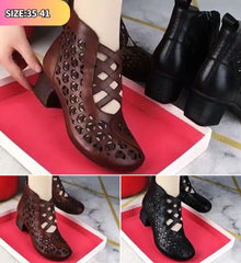 💕【35-41】Tocuri înalte casual din piele goală de damă