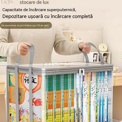 📦 【Pachet de 3】Geantă de depozitare mare, ranforsată, durabilă, transparentă, din PVC, perfectă pentru depozitarea hainelor, mutarea și organizarea obiectelor.