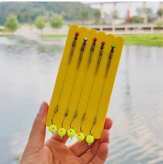 🔥【Pachet de 5】🔥🎣🐟Set fir de pescuit anti-fund, set european de pescuit carlig plutitor
