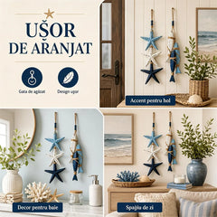 🌊 Pandantiv Decorativ cu Stea de Mare și Pește Marin——Adu briza mării direct în casa ta!