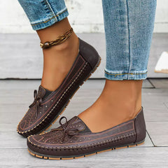 【35-42】Mocasini damă din piele naturală – comozi, flexibili și perfecți pentru mers zilnic