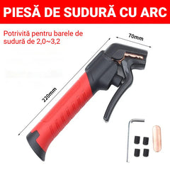 ⚡ Clește de Sudură Profesional 600A (Cap Înclinat) – Vizibilitate Maximă, Protecție Anti-Arsură și Eficiență în Orice Unghi! 🛠️🔥