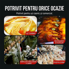 🐓🦆【Îndepărtare rapidă a penelor într-o secundă】Aparat electric portabil și fără fir pentru deplumarea păsărilor de curte