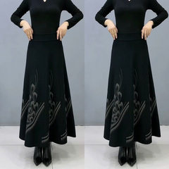 👗🎀【S-3XL】Fustă Midi din Lână, de Toamnă/Iarnă, Elegantă și Versatilă