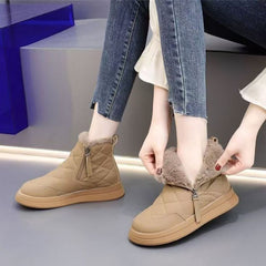 🍁👢Cizme noi, călduroase, impermeabile, antiderapante și elegante, cu talpă moale