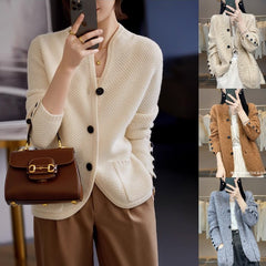 🏆【Vânzări fierbinți】 Cardigan franțuzesc elegant retro din cașmir