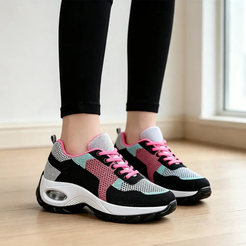 👟Pantofi Casual Confortabili cu Plasă Respirabilă și Talpă cu Pernă de Aer——Spune adio durerilor de picioare și mersului obositor!