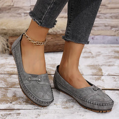 Zero presiune, zero bătături! Mocasinii din piele ultra-moale care se mulează perfect pe orice picior lat (Mărimi 35-43).