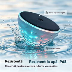 ☀️🐠 Lampă solară plutitoare pentru piscină cu proiecție de pești💡💦
