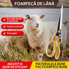 ✂️Foarfecă manuală mare pentru lână de primăvară