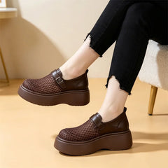 👡 sandale retro la modă cu plasă respirabilă și talpă groasă