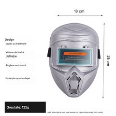 Mască de sudură complet automată cu lumină variabilă