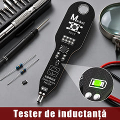 【3 buc】Tester de Inductanță MaAnt prin Inducție Electromagnetică – Instrument Portabil pentru Diagnosticare Rapidă a Plăcii de Bază, Localizare Rapidă a Defecțiunilor cu Indicator LED Verde