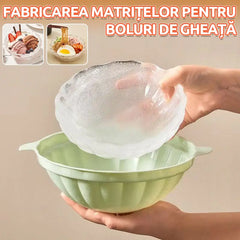 Formă Matriță DIY pentru Bol de Gheață: Creativă și Reutilizabilă, Ideală pentru Răcorirea Alimentelor, Fructelor și Salatelor în Vară