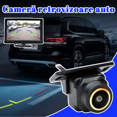 Cameră Auto Marșarier Full HD 1080P | Unghi Larg Fisheye | Vedere Nocturnă