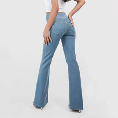 【XS-4XL】Blugi de slăbire cu elasticitate ridicată, talie înaltă