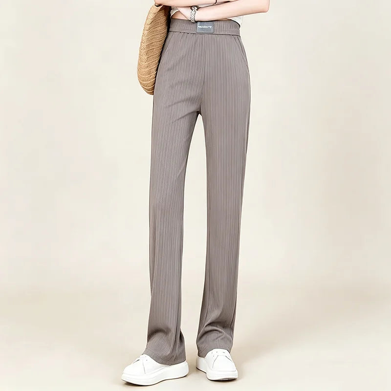 ❄️👖 Pantaloni casual moderni și ușor de asortat – ascund imperfecțiunile, subțiază vizual silueta și oferă o senzație răcoritoare