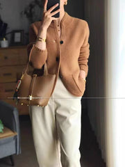 🏆【Vânzări fierbinți】 Cardigan franțuzesc elegant retro din cașmir