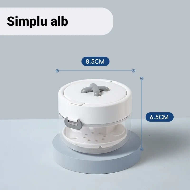🦷🧼Cutie multifuncțională pentru curățarea și depozitarea aparatului dentar